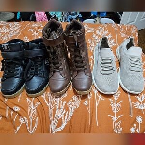 3 pairs of shoes